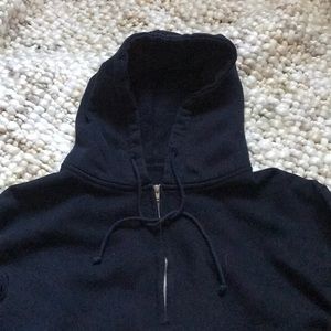 brandy melville quarter zip with pockets hoodie